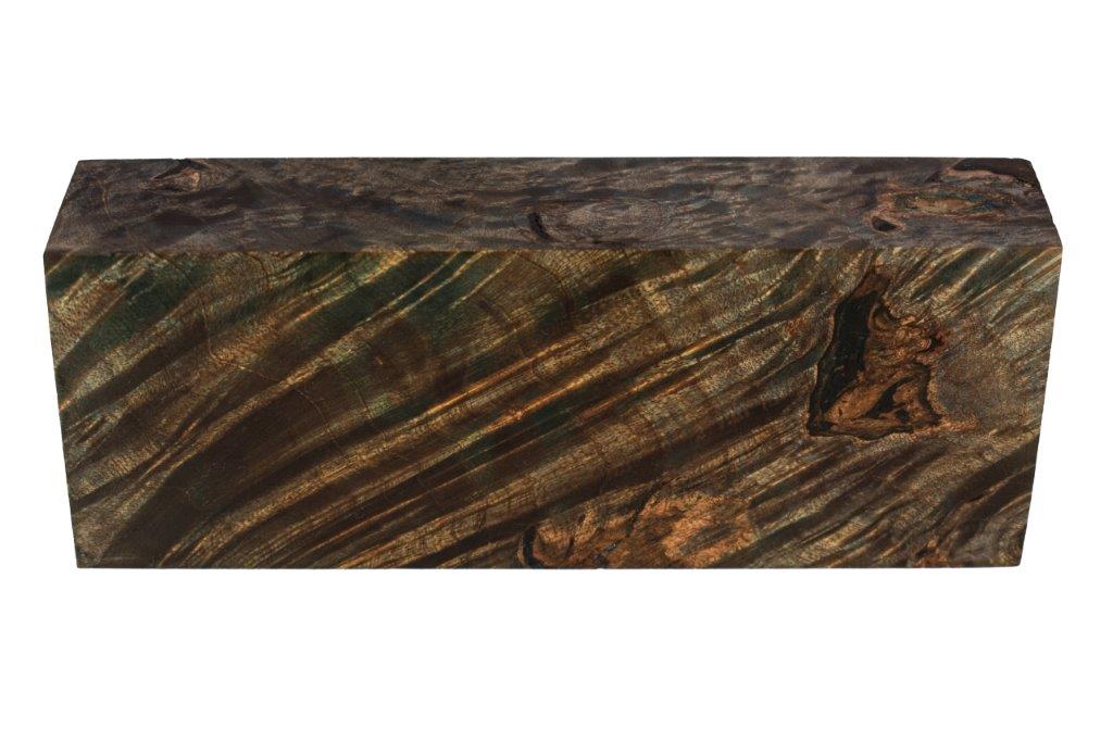 Stabilized Woods - 1.25", 2", 5.5", Multi-Color, Maple Burl, Block