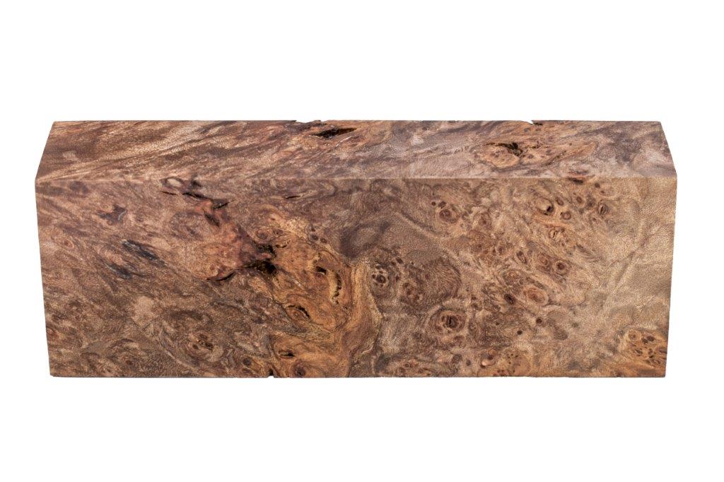 Stabilized Woods - 1.5", 1.25", 5", Natural, Spalted Maple Burl, Block