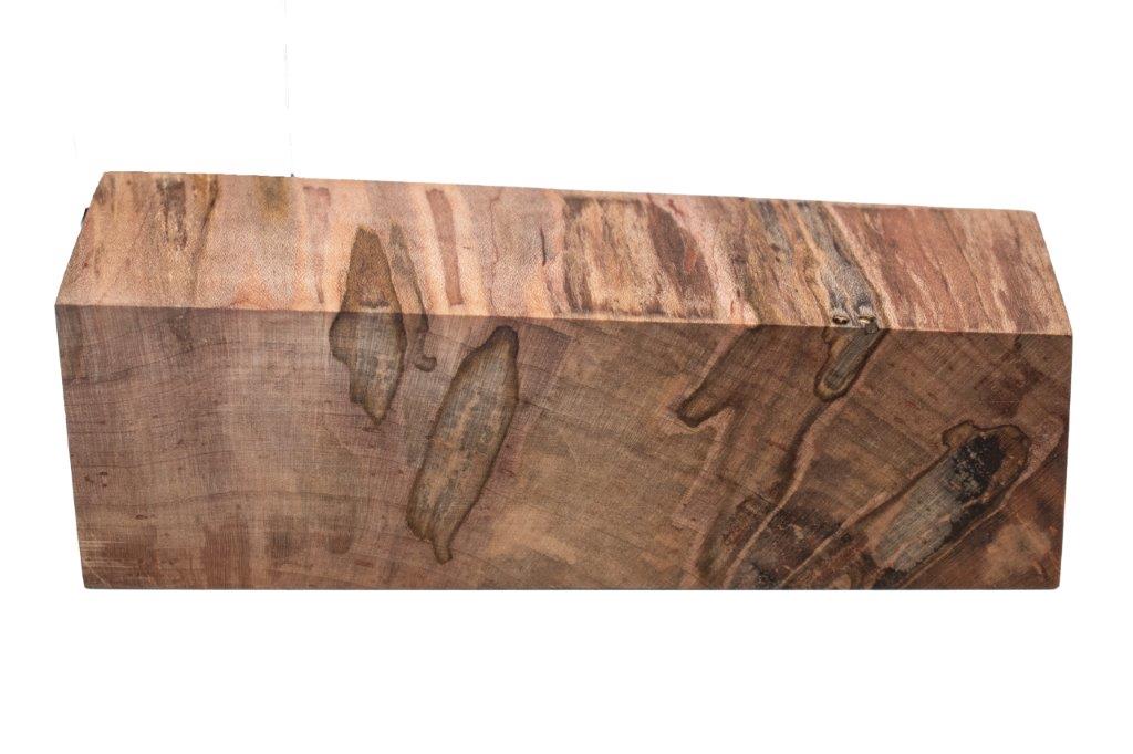 Stabilized Woods - 1.5", 1.75", 5.25", Natural, Spalted Maple Burl, Block