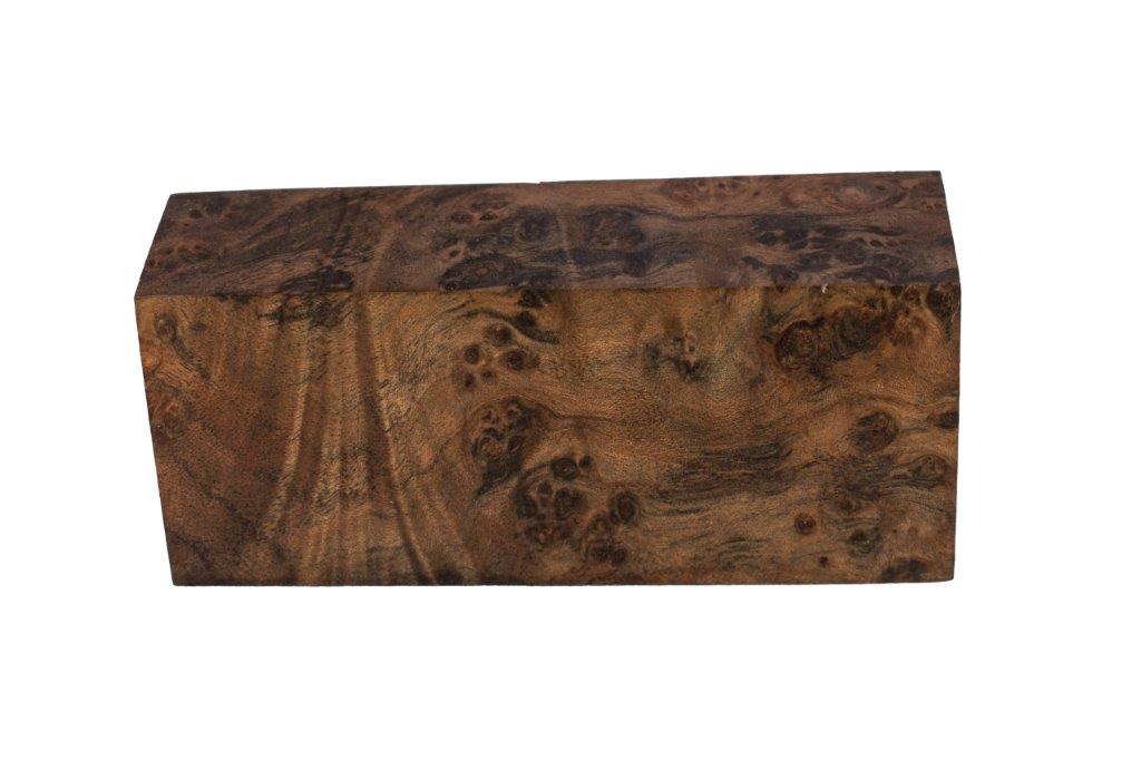 Stabilized Woods - 1.25", 1.75", 3.937", Natural, Maple Burl, Block