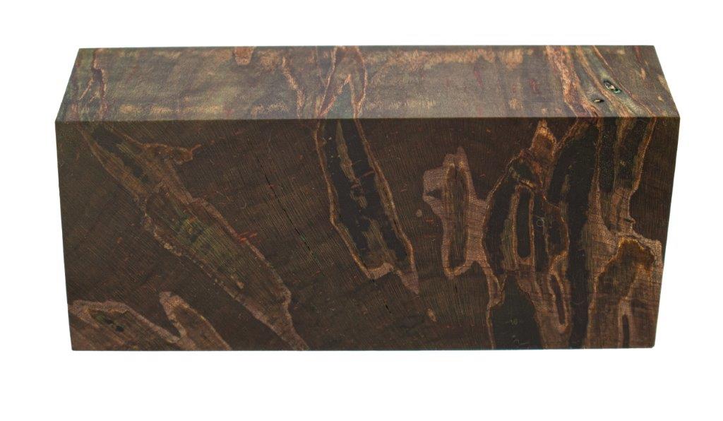 Stabilized Woods - 1.5", 2.25", 5", Green, Spalted Maple Burl, Block