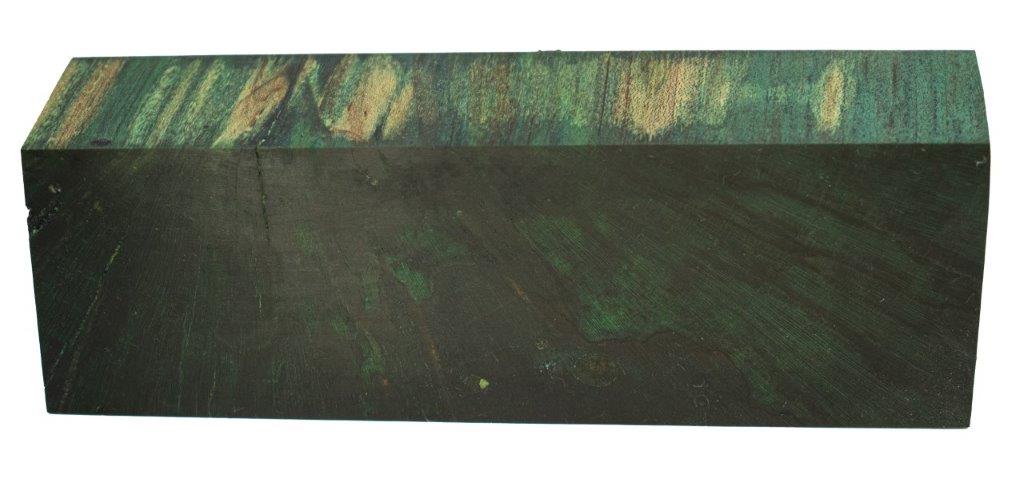 Stabilized Woods - 1.25", 1.75", 5.5", Green, Spalted Maple Burl, Block