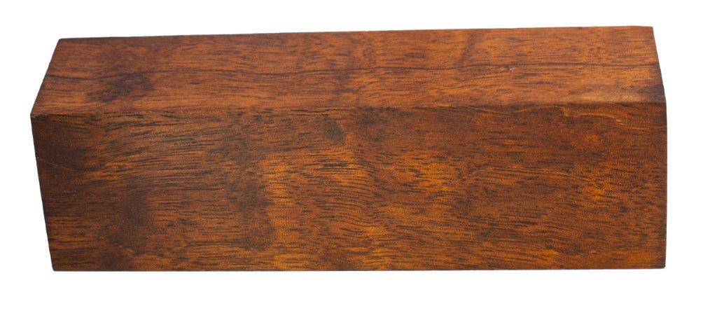 Stabilized Woods - 1.5", 1.5", 5", Natural, Curly Walnut, Block