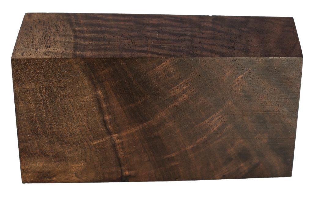 Stabilized Woods - 1.25", 2", 4, Natural, Curly Walnut, Block