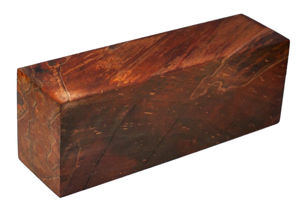 Stabilized Woods - 1.25", 1.5", 4.75", Multi-Color, Spalted Maple Burl, Block